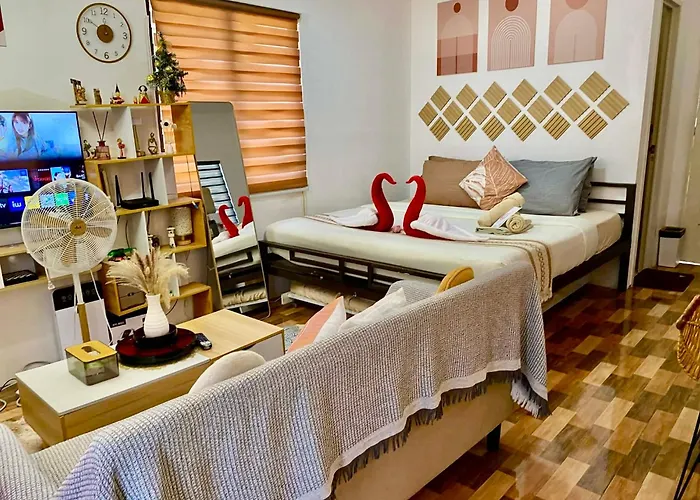 Gasthuis Olango Island-tiny Fully Furnished With Hot Shower, Washer, Wi-fi, Netflix & King Bed S&e-3 Lapu-Lapu City