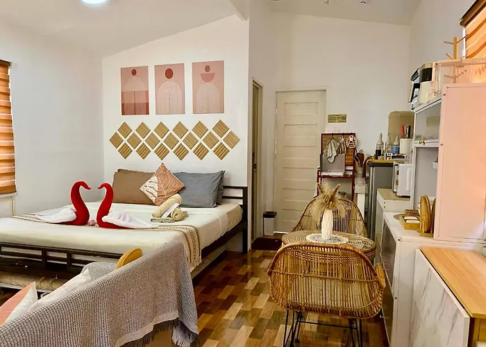 Gasthuis Olango Island-tiny Fully Furnished With Hot Shower, Washer, Wi-fi, Netflix & King Bed S&e-3
